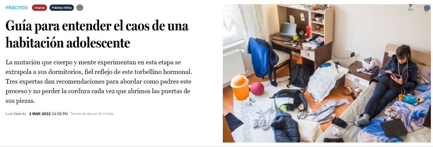 Guía para entender el caos de una habitación adolescente